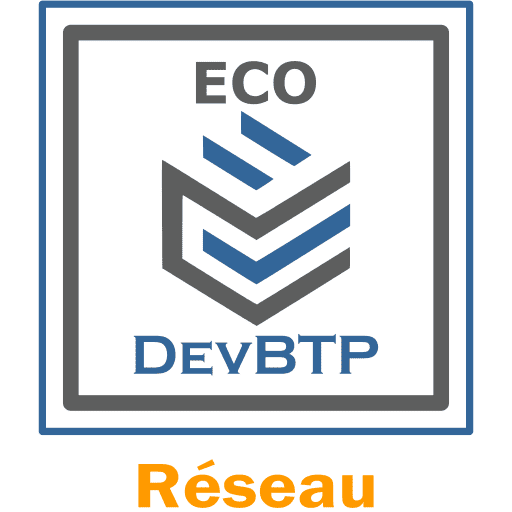 Logo EcoDevBTP – Logiciel BTP Réseau