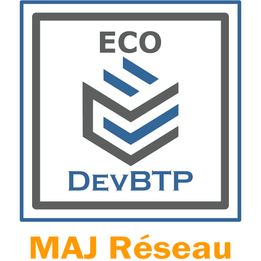 Logo EcoDevBTP – Mise à jour Réseau