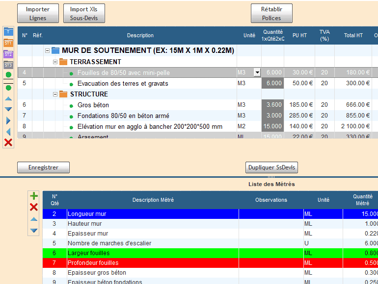 Réduction des erreurs d’estimation grâce à la liaison automatique des métrés dans eDevoo